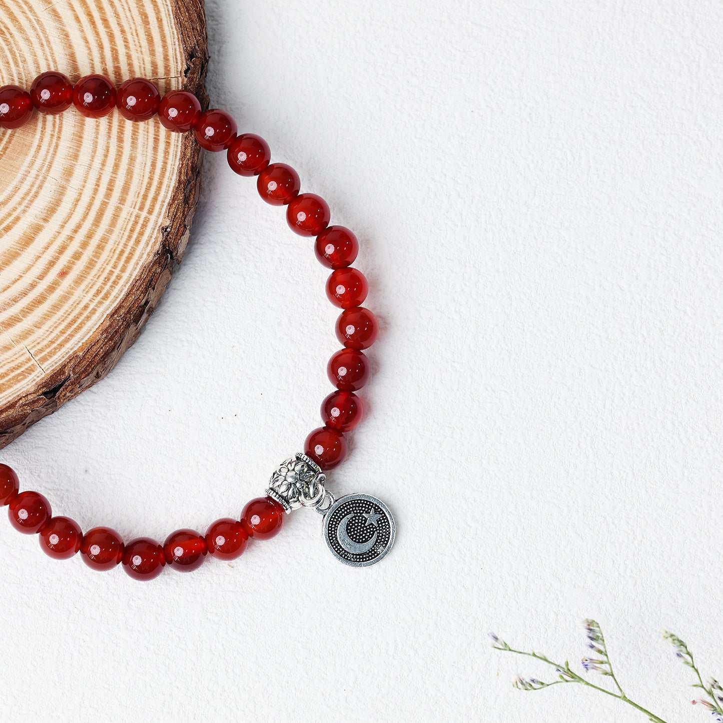 Agate Bracelet Tasbih 33 Beads