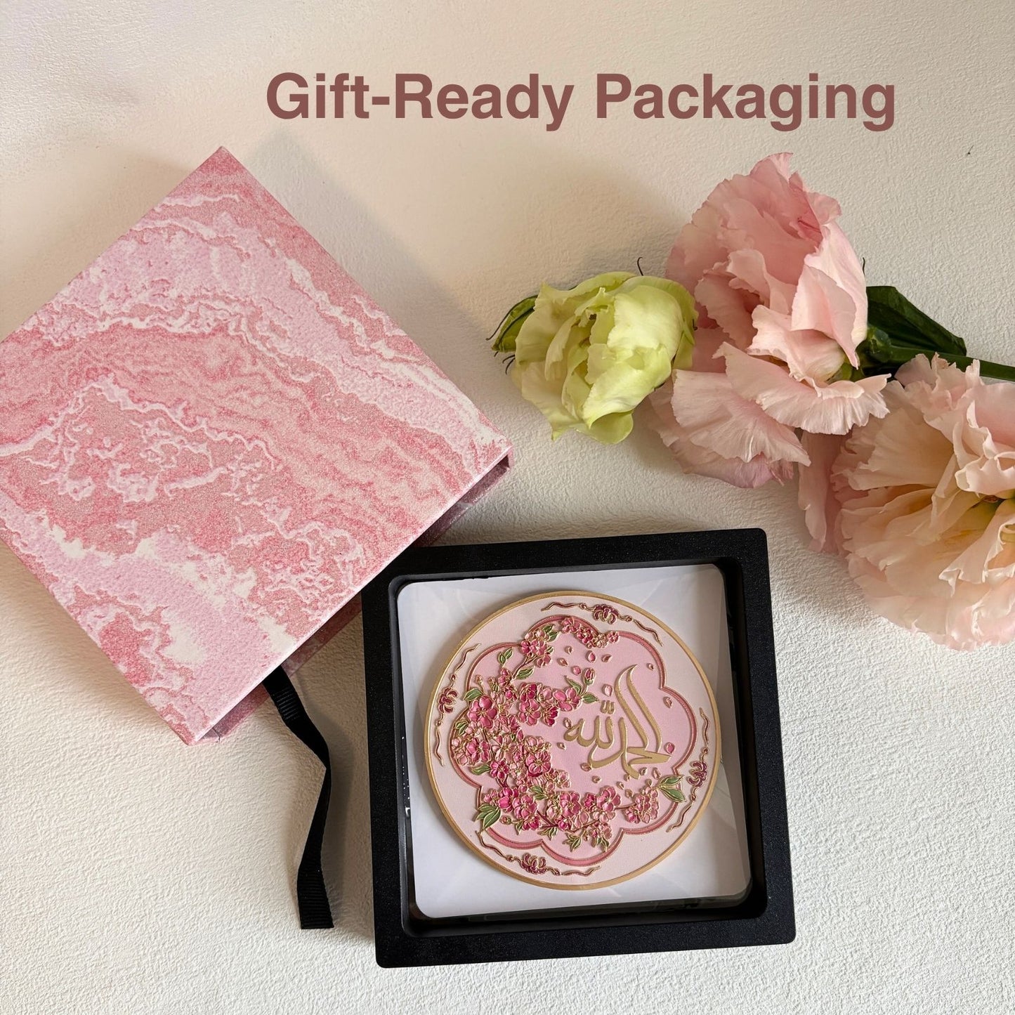 Alhamdulillah Pocket Mirror – Elegant Islamic Compact Mirror by MyDina