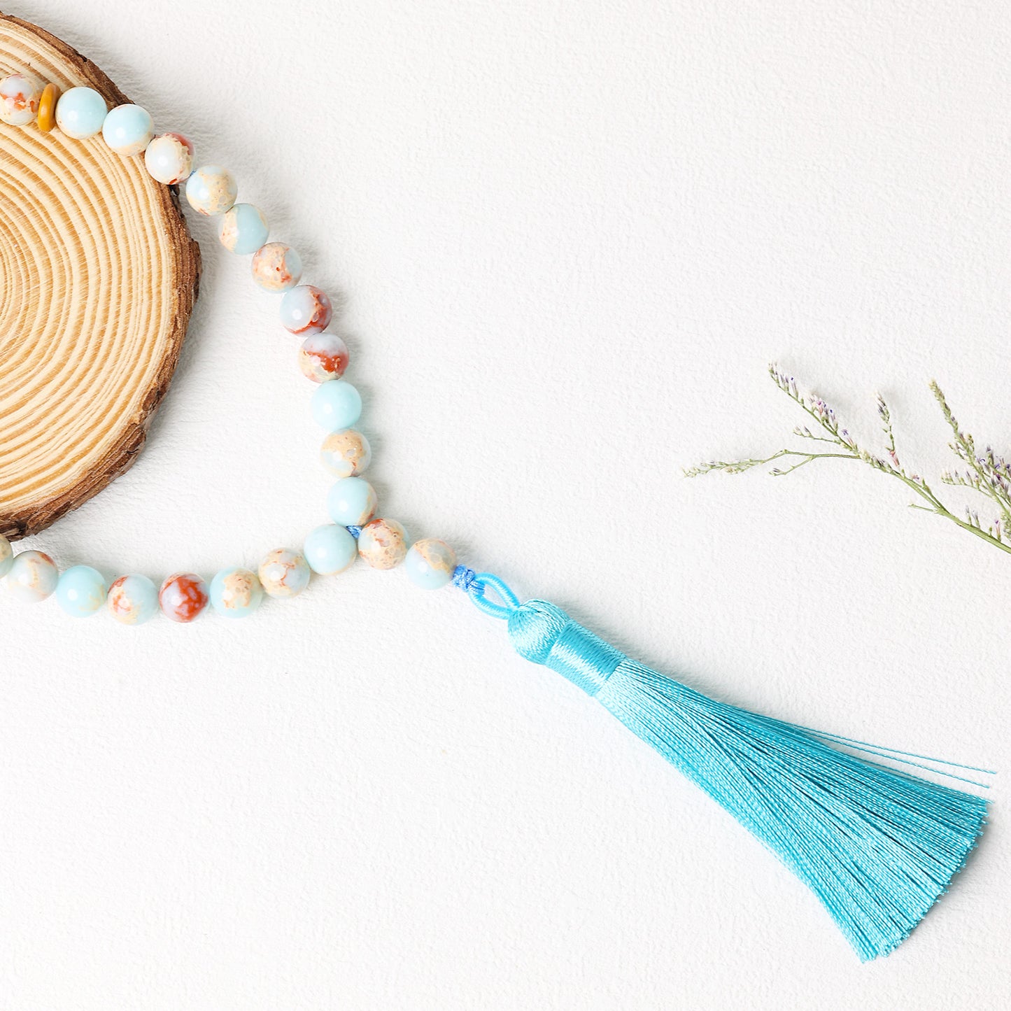 Blue Miscellaneous Stones–Tasbih Islamic Prayer Beads