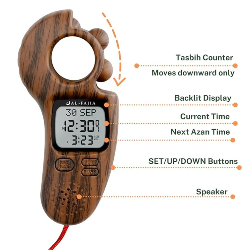 Digital Tasbih Counter With Prayer Time