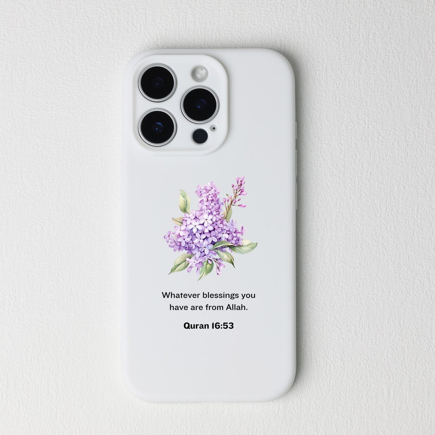 Flower Quran Quote Phone Case