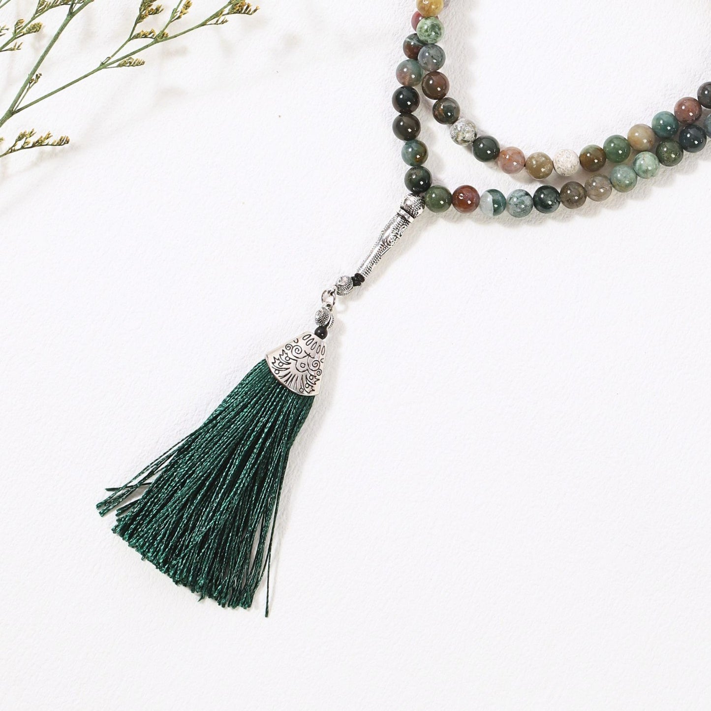 Natural Stone Creek Memory– Tasbih Islamic Prayer Beads