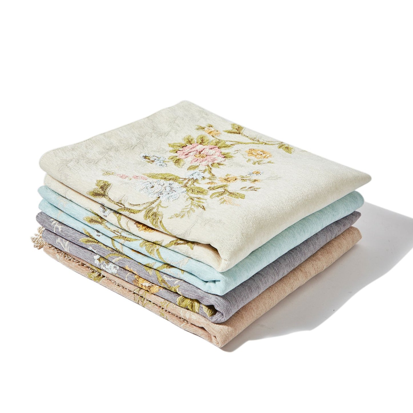 Pure Embroidered Rug With Latex Pad