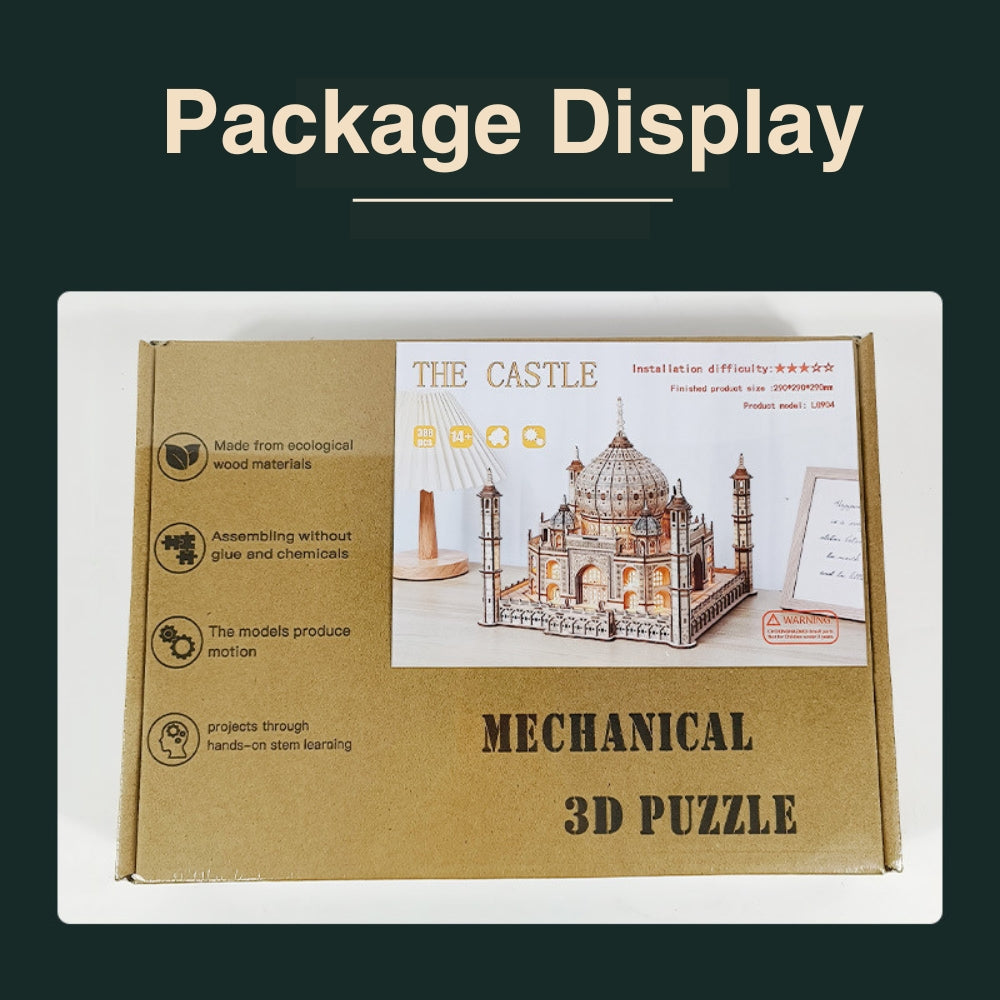 3D Wooden Puzzle Of Taj Mahal