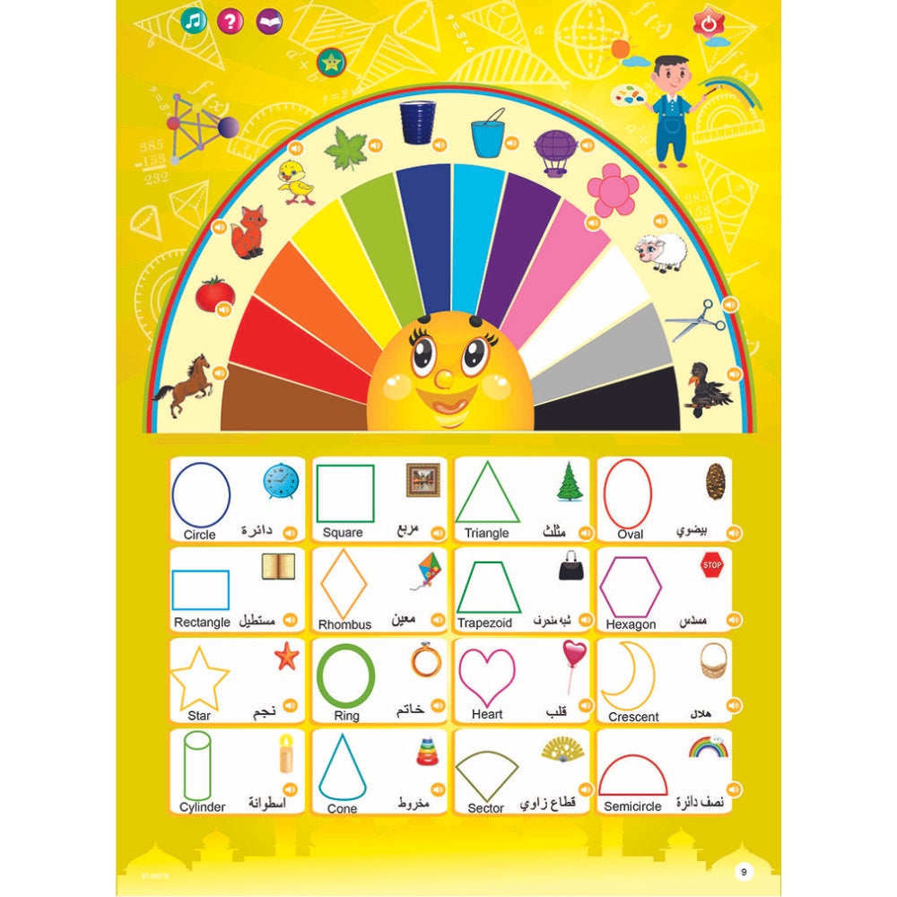 Arabic Learning Audio Hanging Book