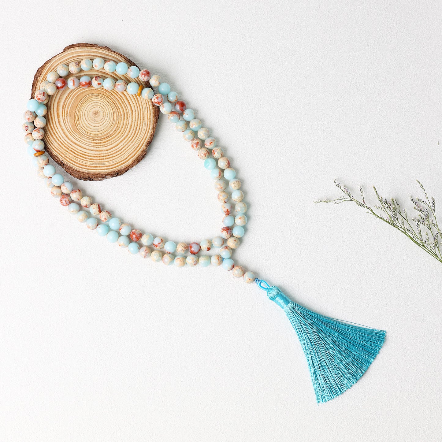Blue Miscellaneous Stones–Tasbih Islamic Prayer Beads