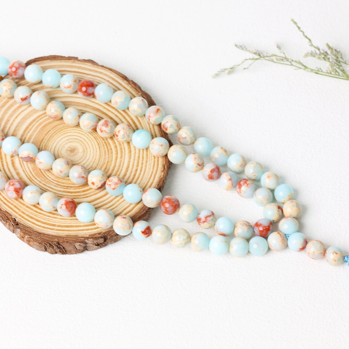 Blue Miscellaneous Stones–Tasbih Islamic Prayer Beads