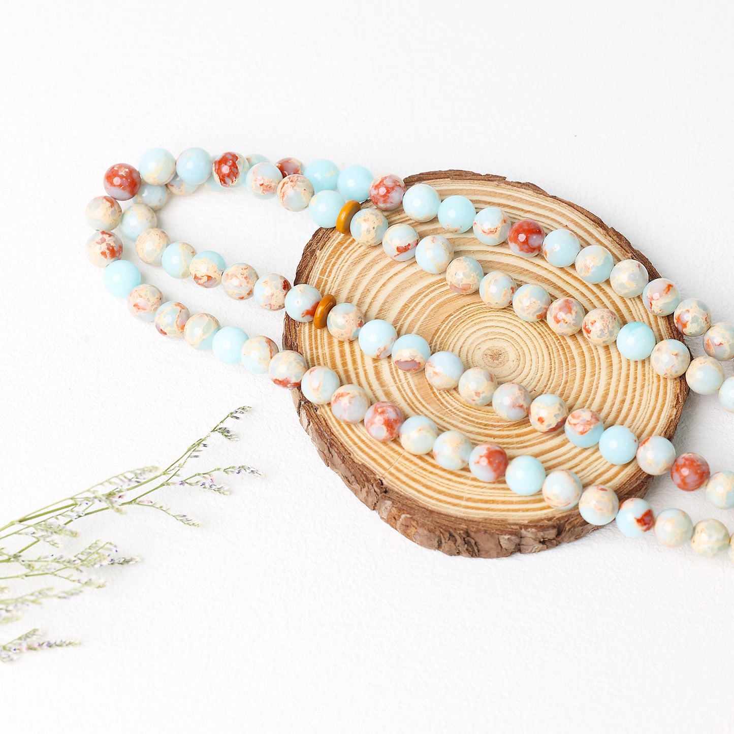 Blue Miscellaneous Stones–Tasbih Islamic Prayer Beads