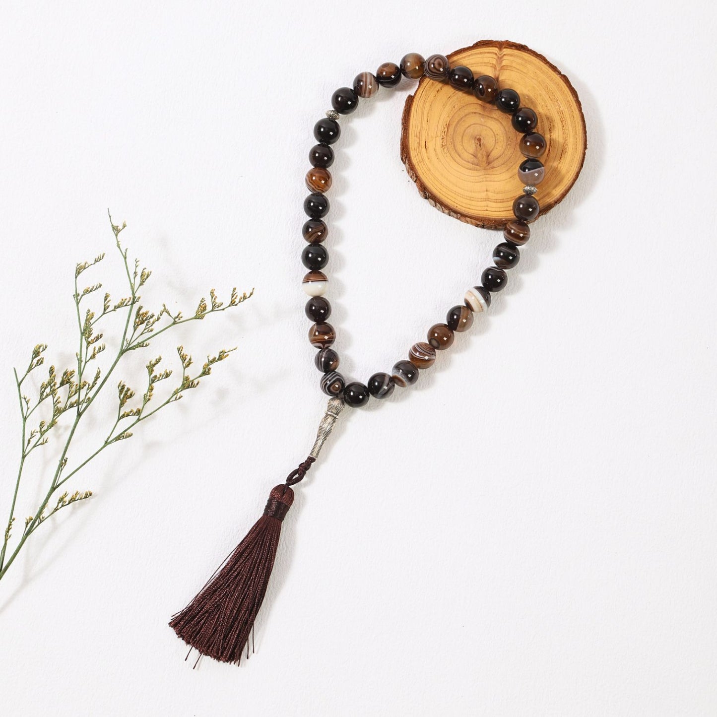 Botswana Agate 33 & 99 – Tasbih Islamic Prayer Beads