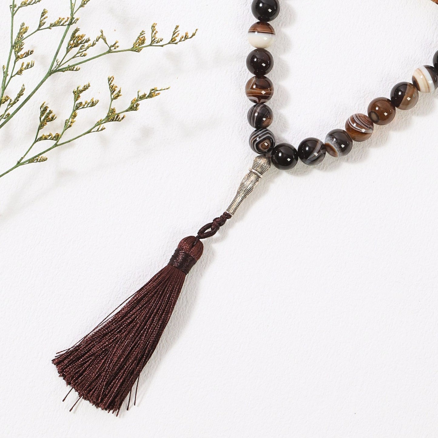 Botswana Agate 33 & 99 – Tasbih Islamic Prayer Beads