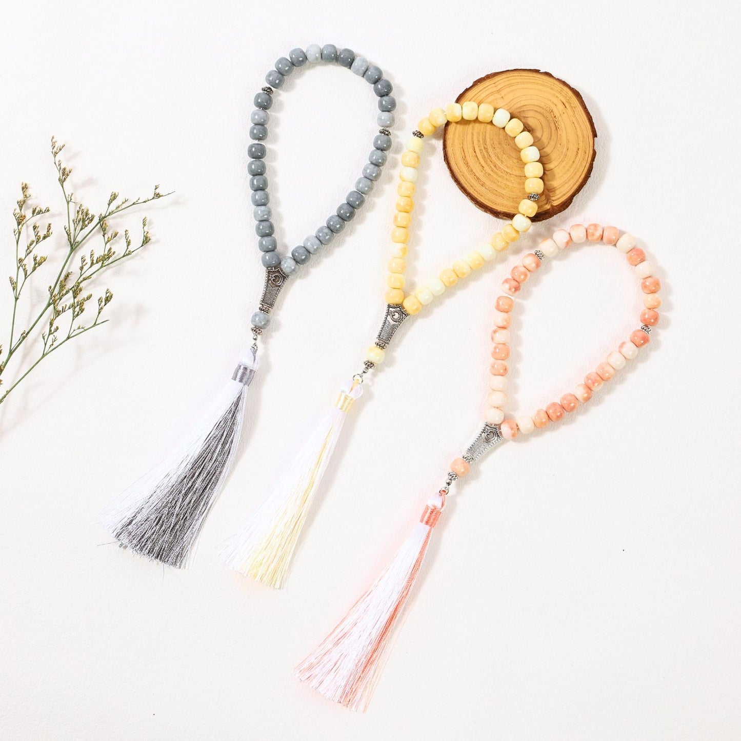 Cute Color Acrylic–Tasbih Muslim Prayer Beads
