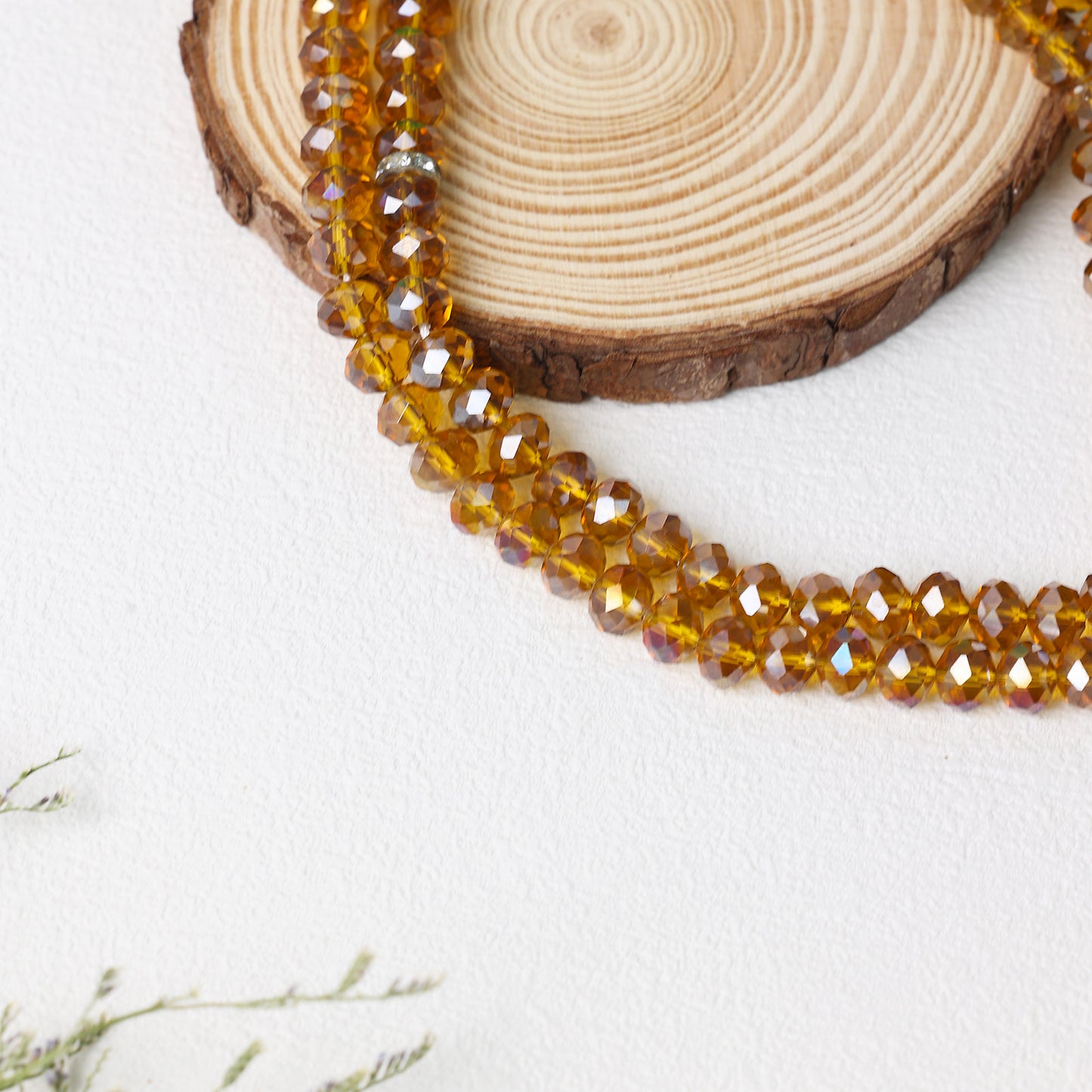 Crystal Glass 99 Beads–Tasbih Muslim Prayer Beads