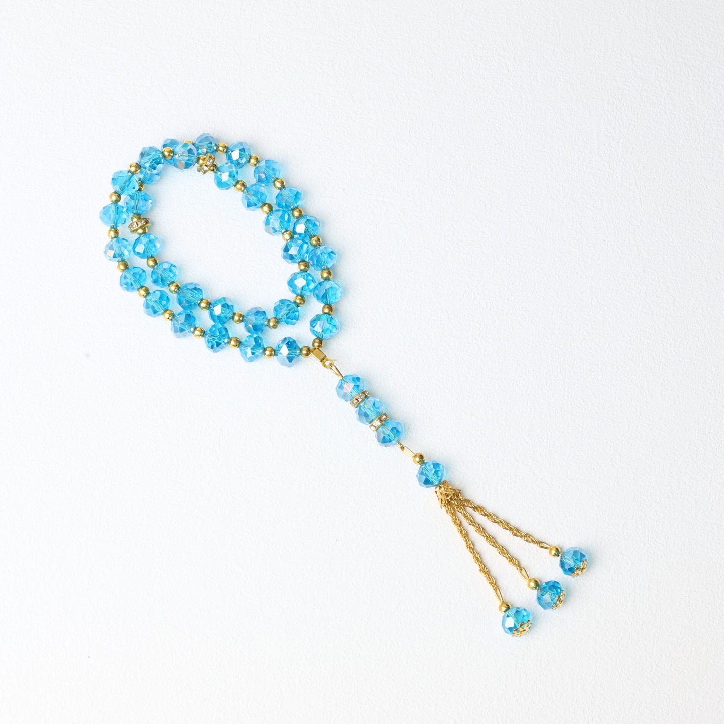 Crystal Glass 33 Beads-Tasbih Islamic Prayer Beads