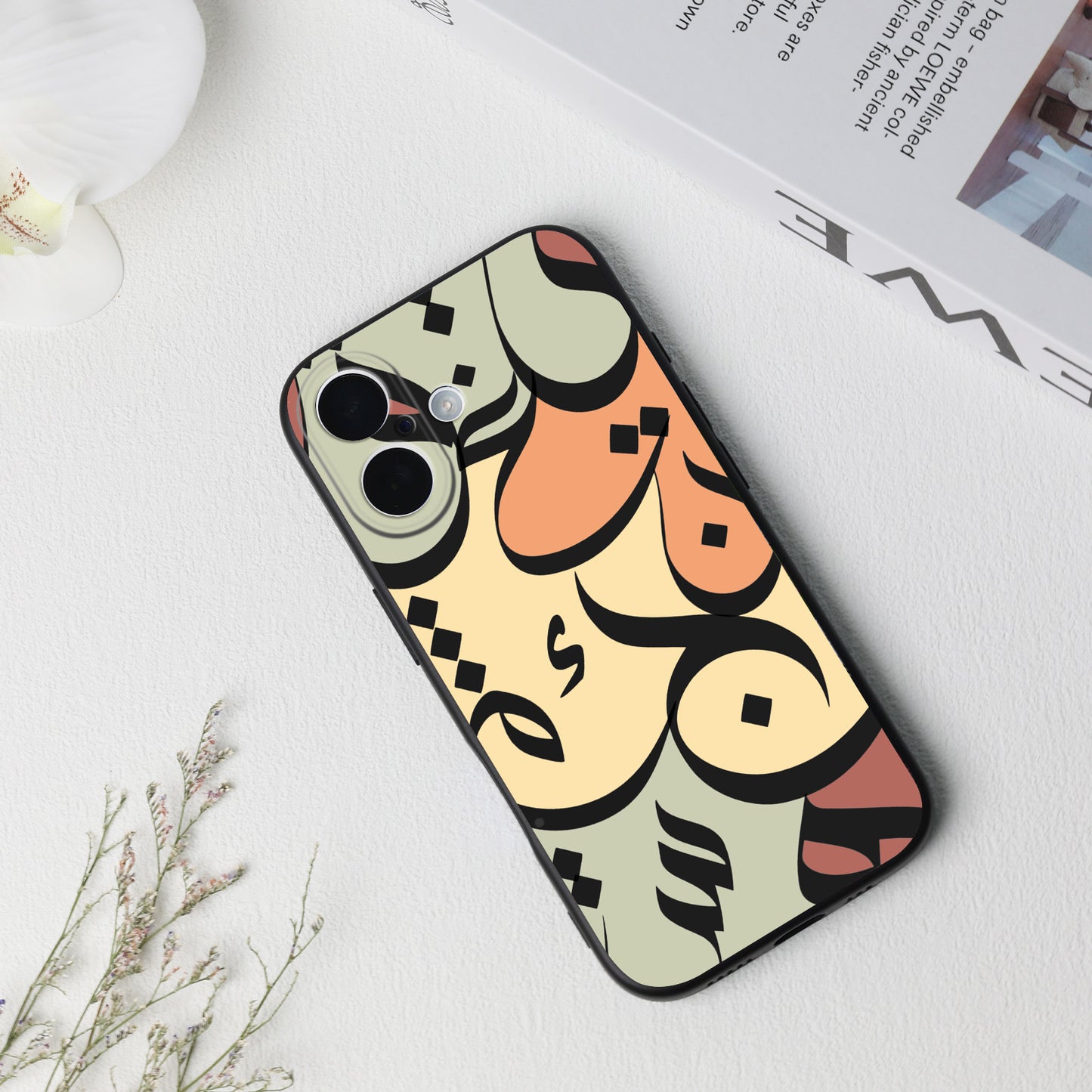 Dancing Arabic Letters Phone Case