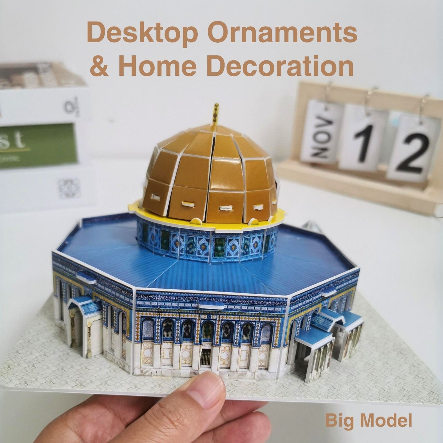 3D Paper Puzzle Of Dome Of The Rock