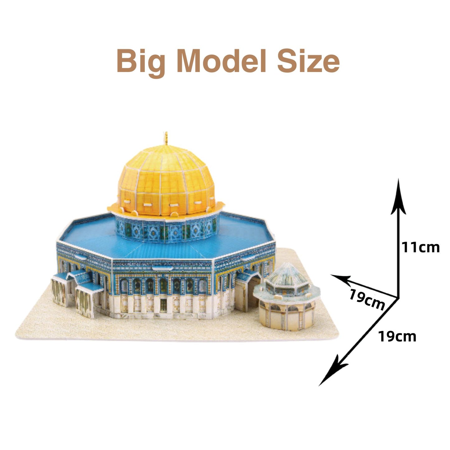 3D Paper Puzzle Of Dome Of The Rock