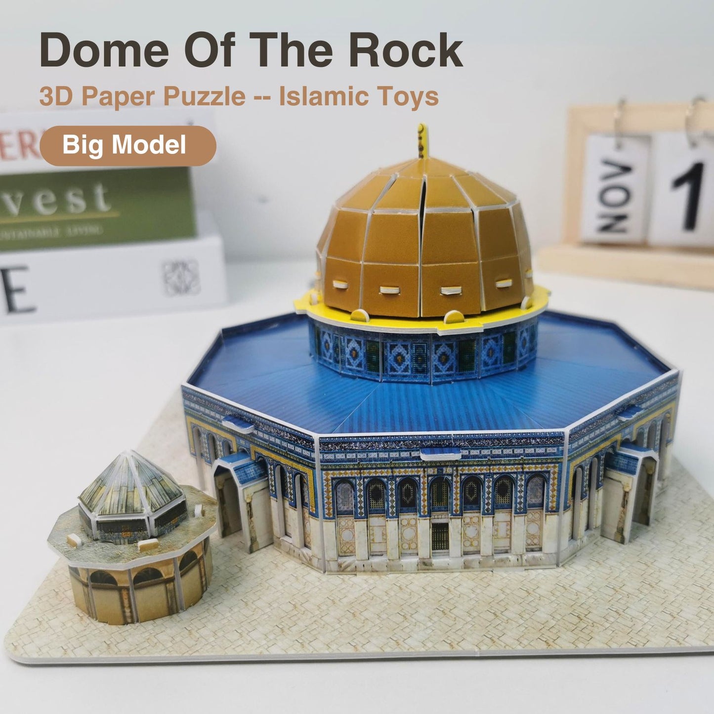 3D Paper Puzzle Of Dome Of The Rock