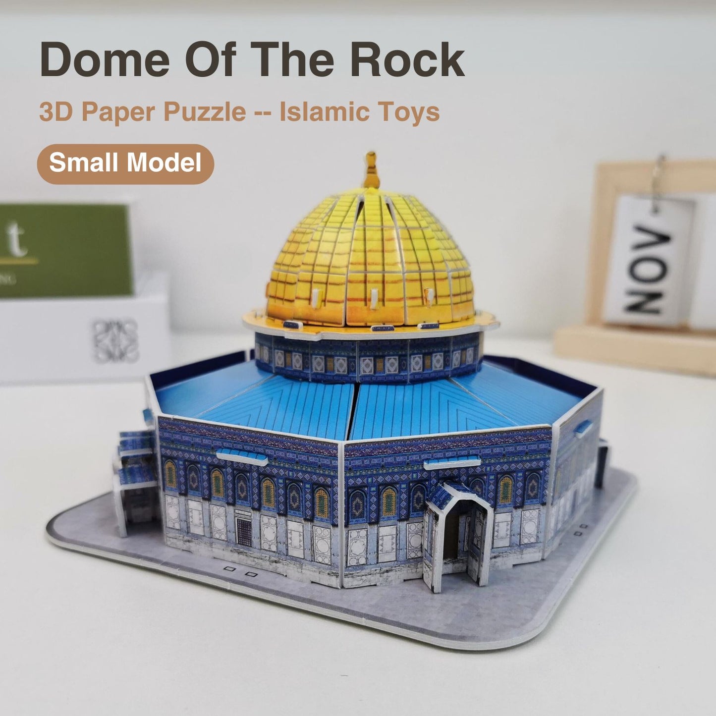 3D Paper Puzzle Of Dome Of The Rock