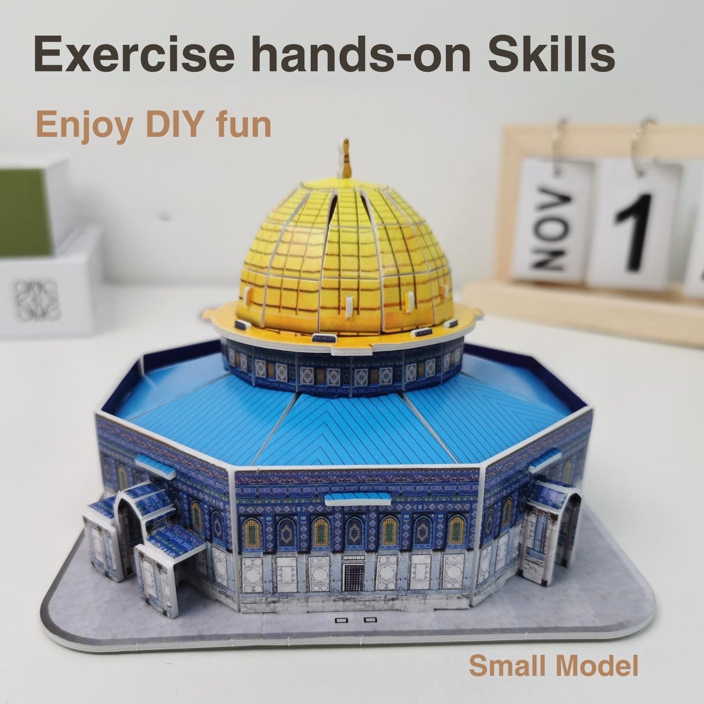 3D Paper Puzzle Of Dome Of The Rock