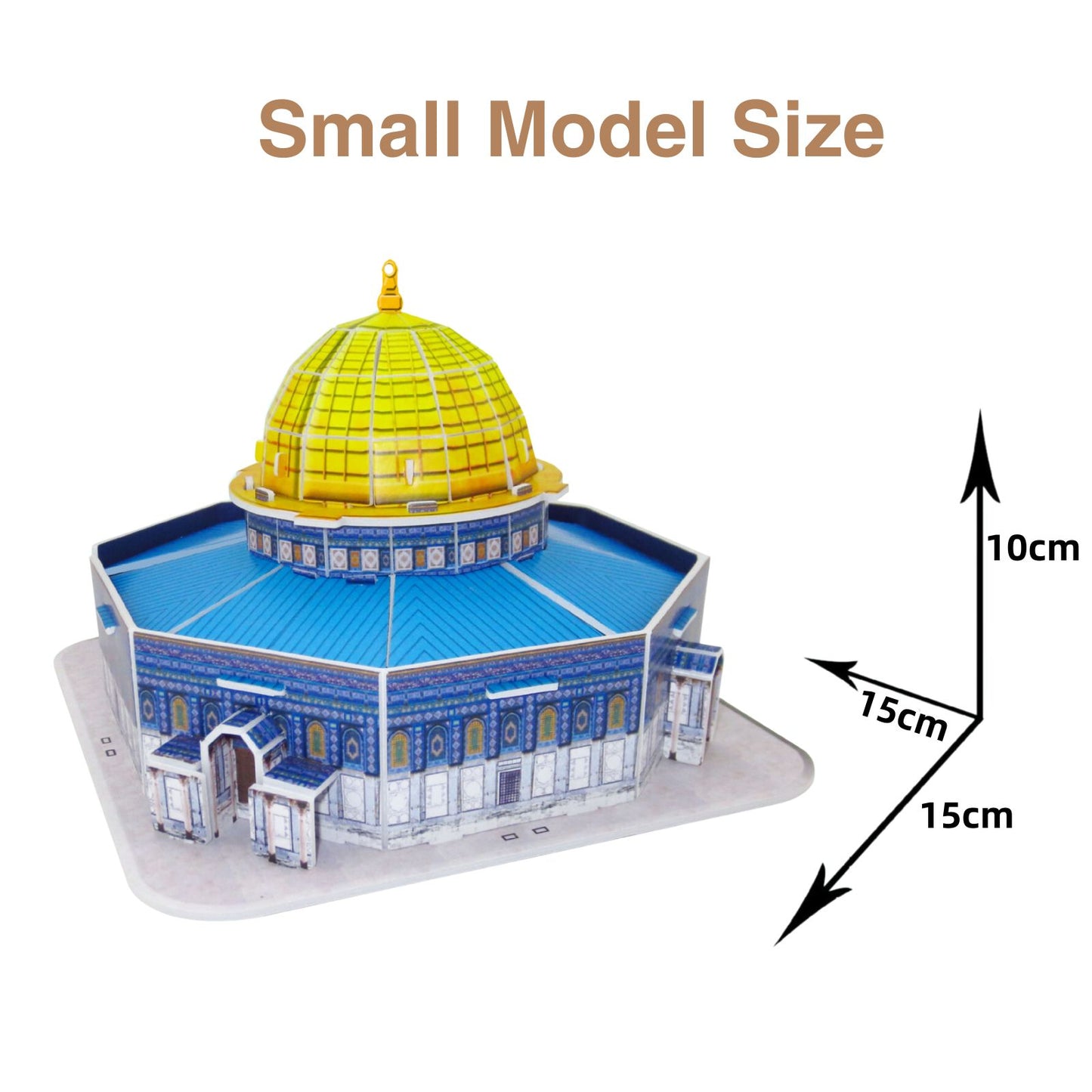 3D Paper Puzzle Of Dome Of The Rock