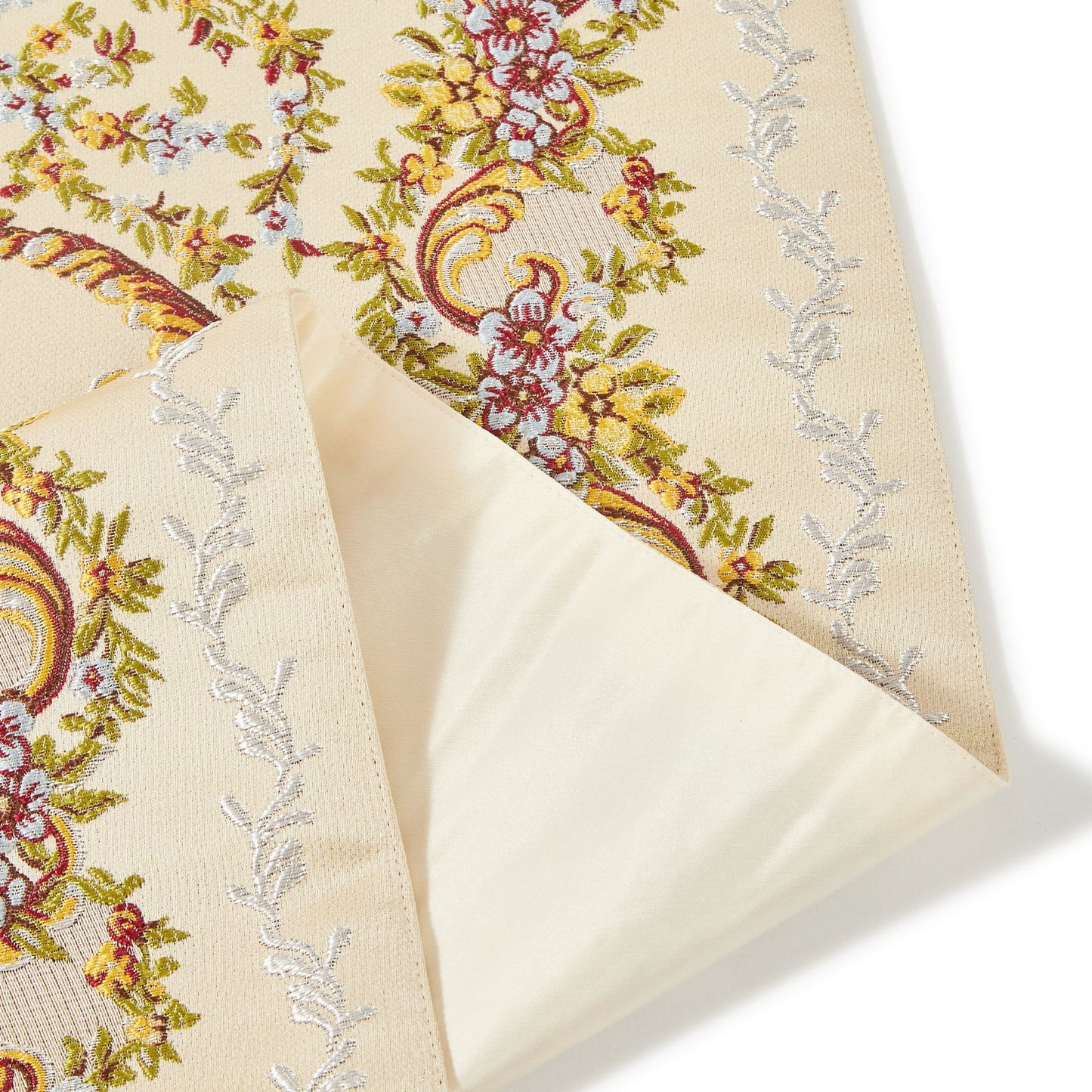 Detailed Floral Embroidered Prayer Rug Islam