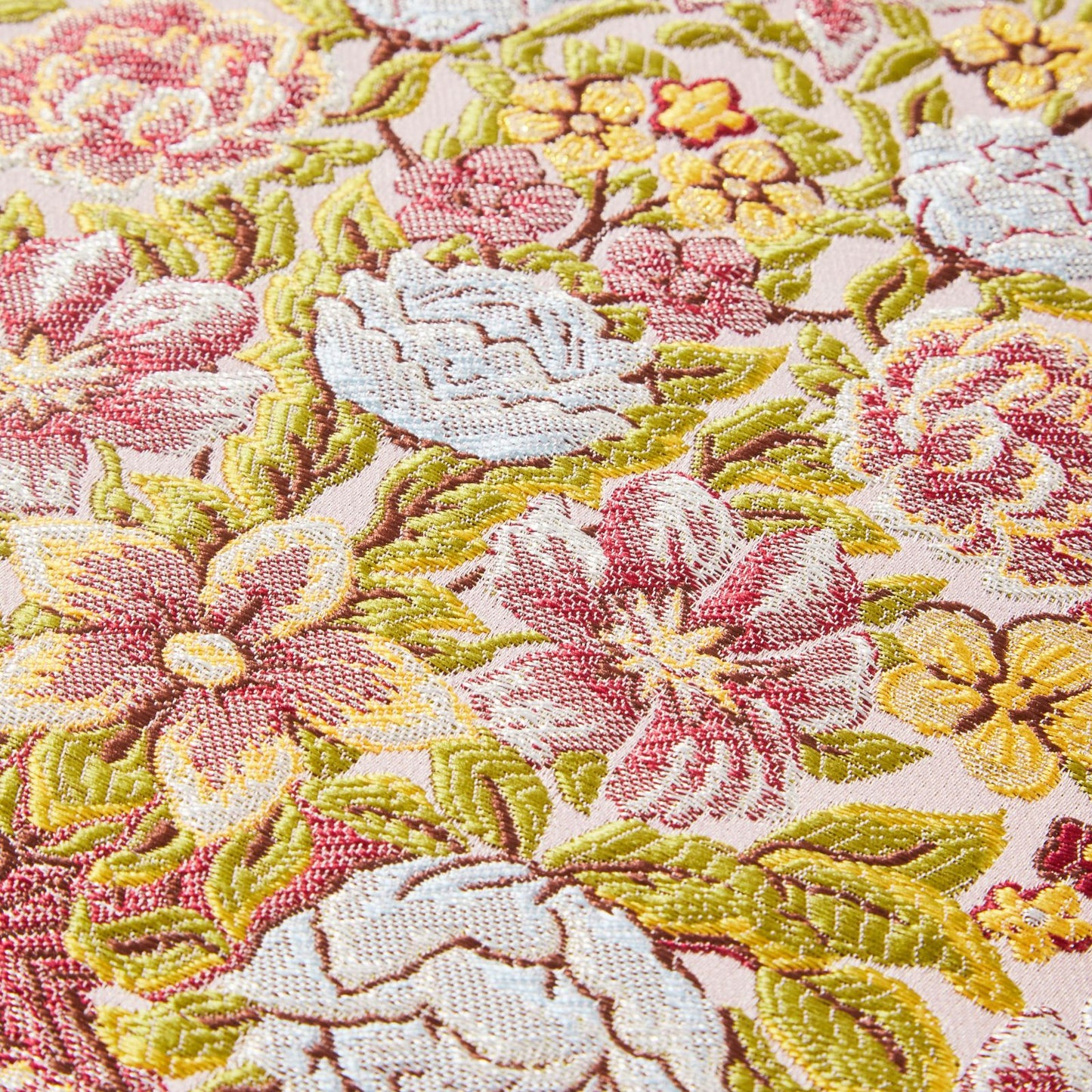 Detailed Floral Embroidered Prayer Rug Islam