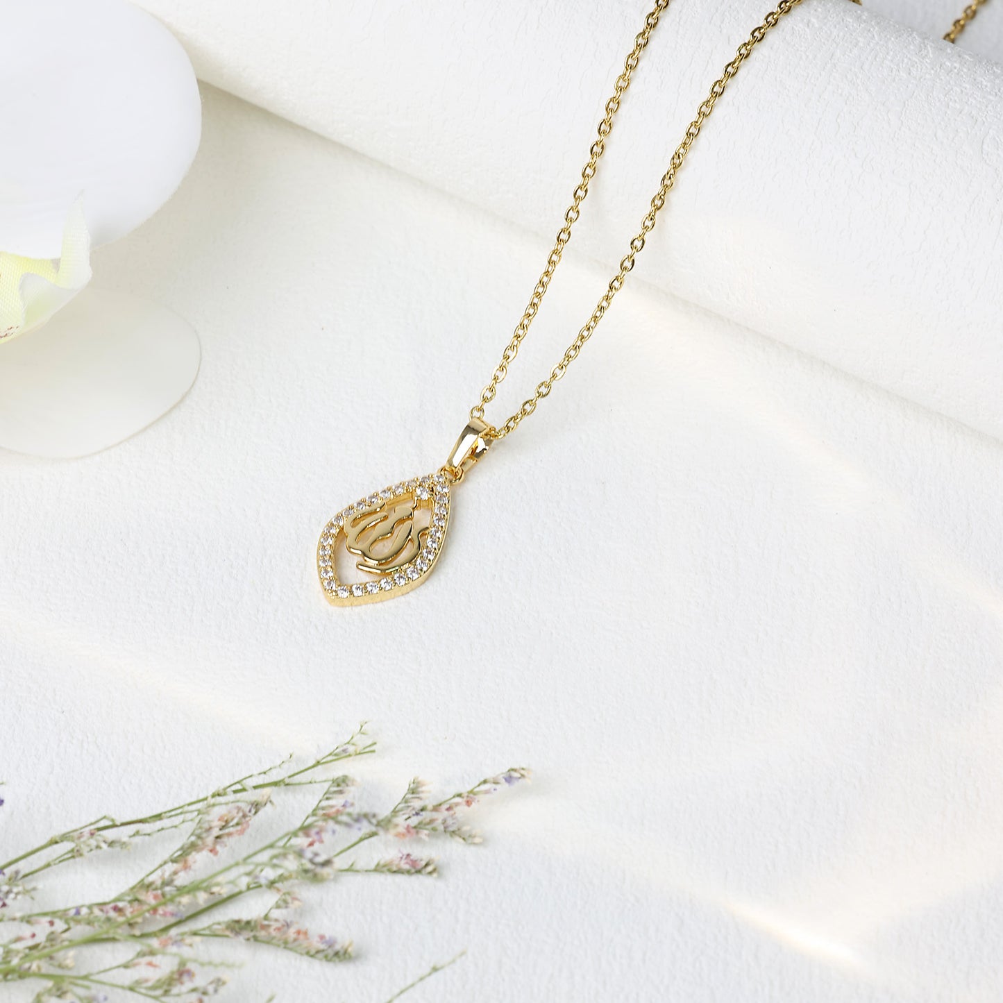 Islamic Diamond-Shaped Necklace