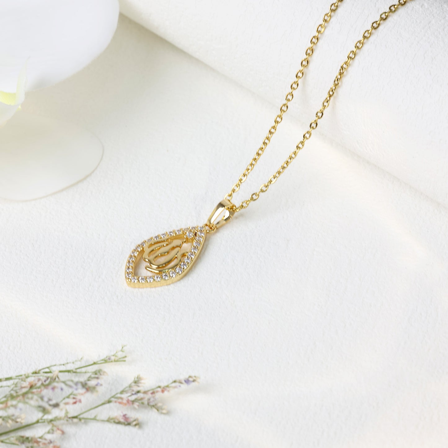Islamic Diamond-Shaped Necklace
