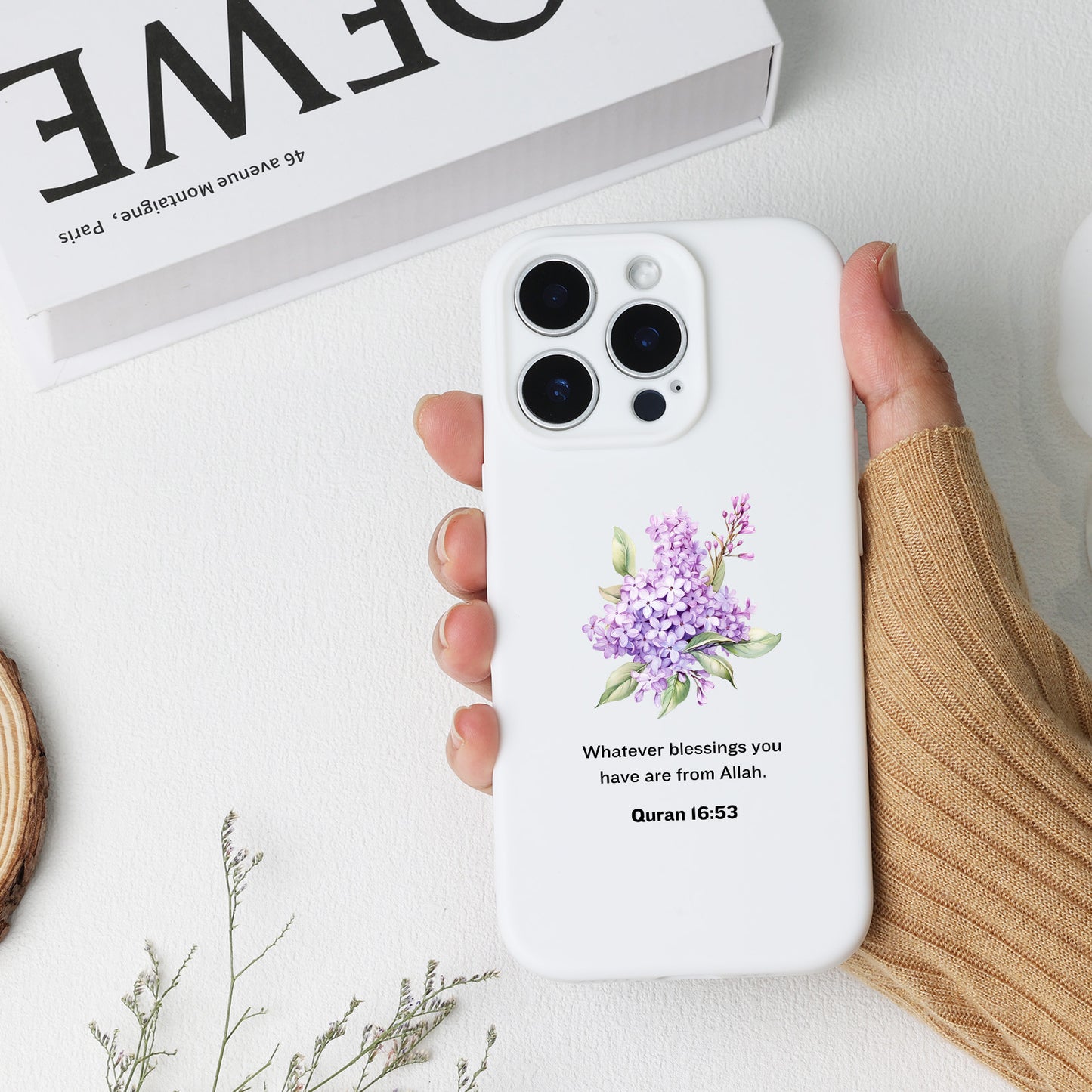 Flower Quran Quote Phone Case