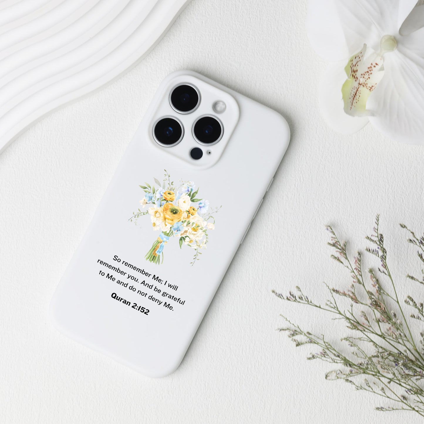 Flower Quran Quote Phone Case