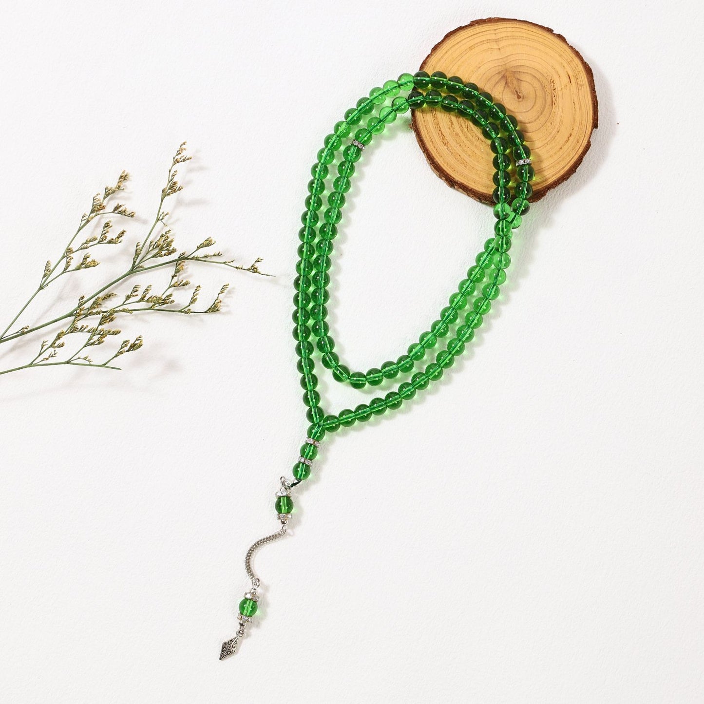 Classic Glass 99–Tasbih Muslim Prayer Beads