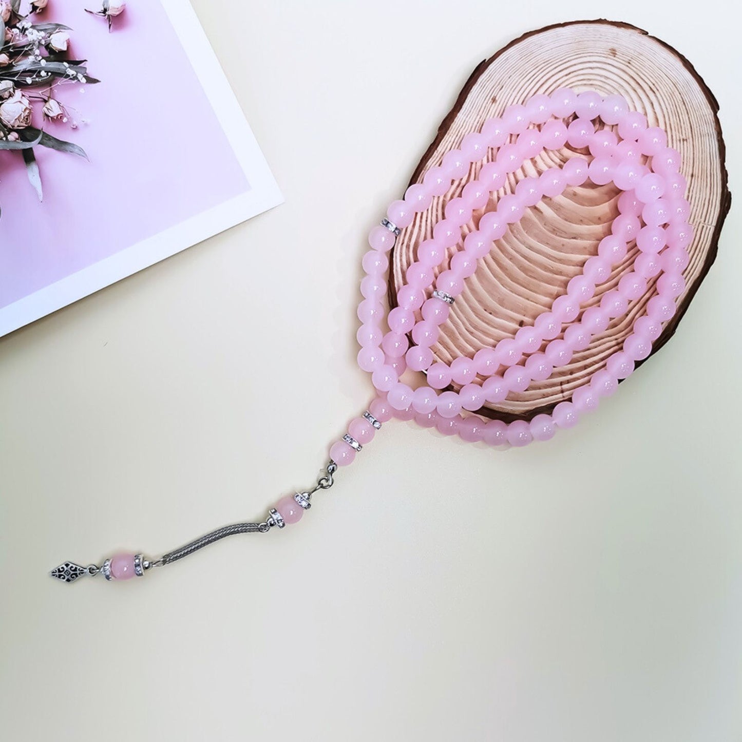 Classic Glass 99–Tasbih Muslim Prayer Beads