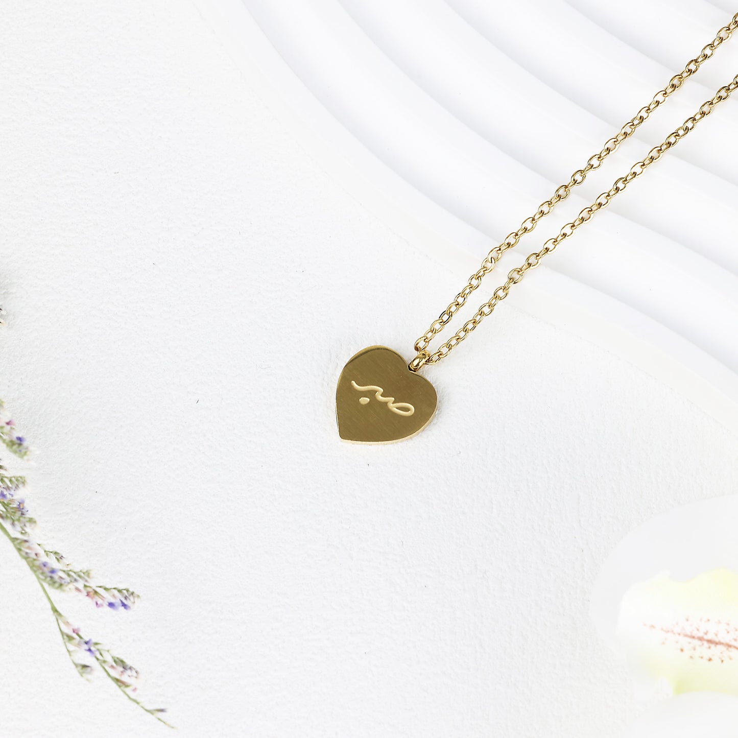 Heart-Shaped Patience Necklace