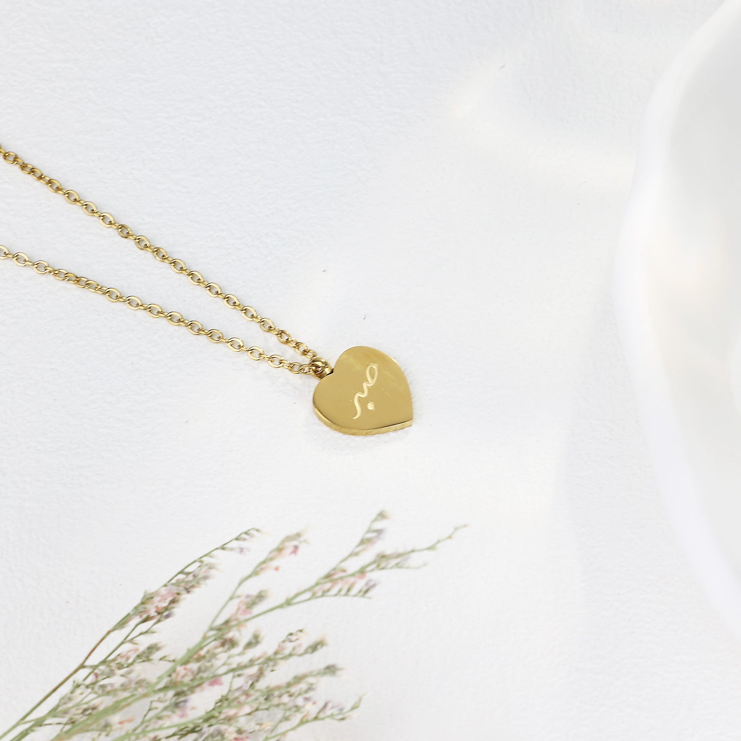 Heart-Shaped Patience Necklace