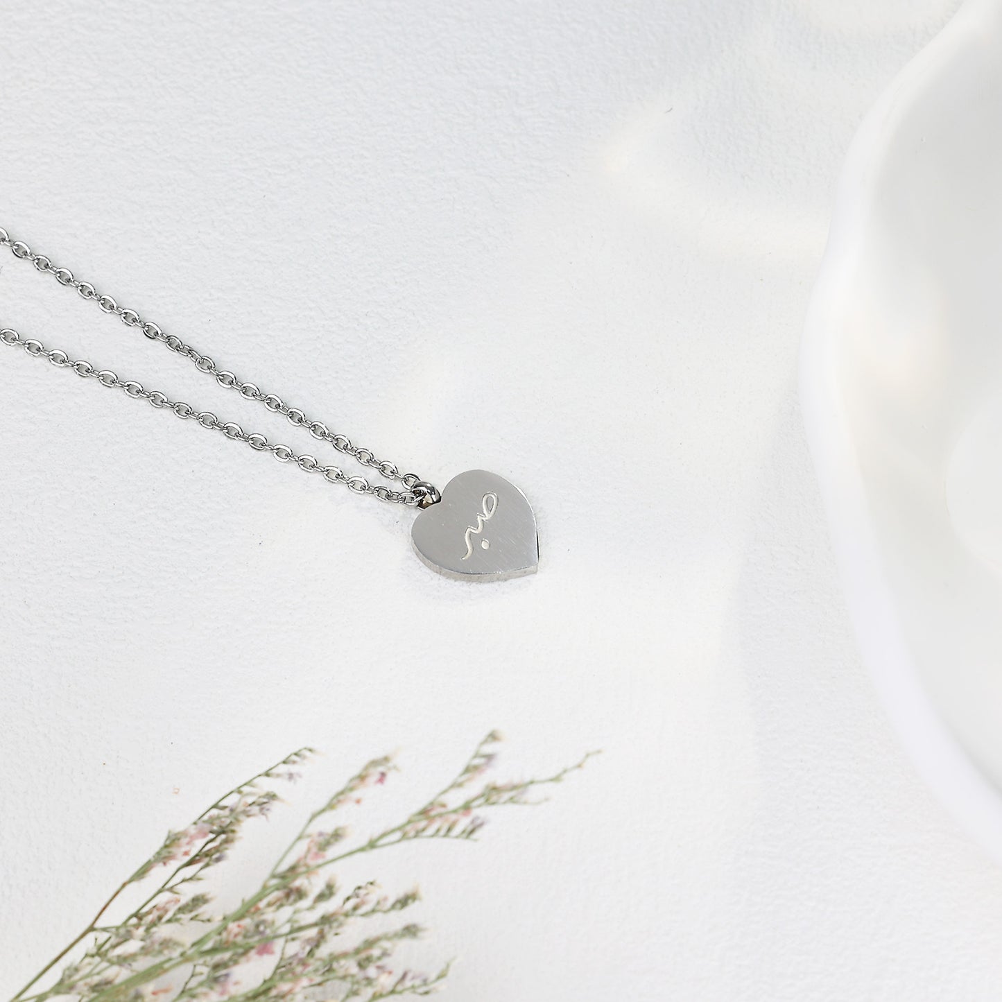 Heart-Shaped Patience Necklace