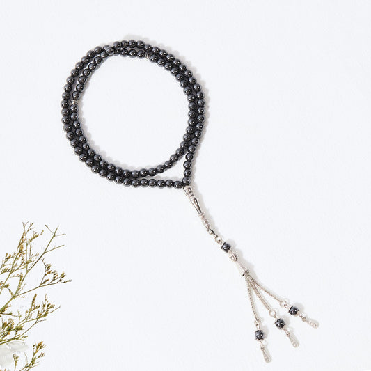6mm Black 99 Beads–Tasbih Islamic Prayer Beads