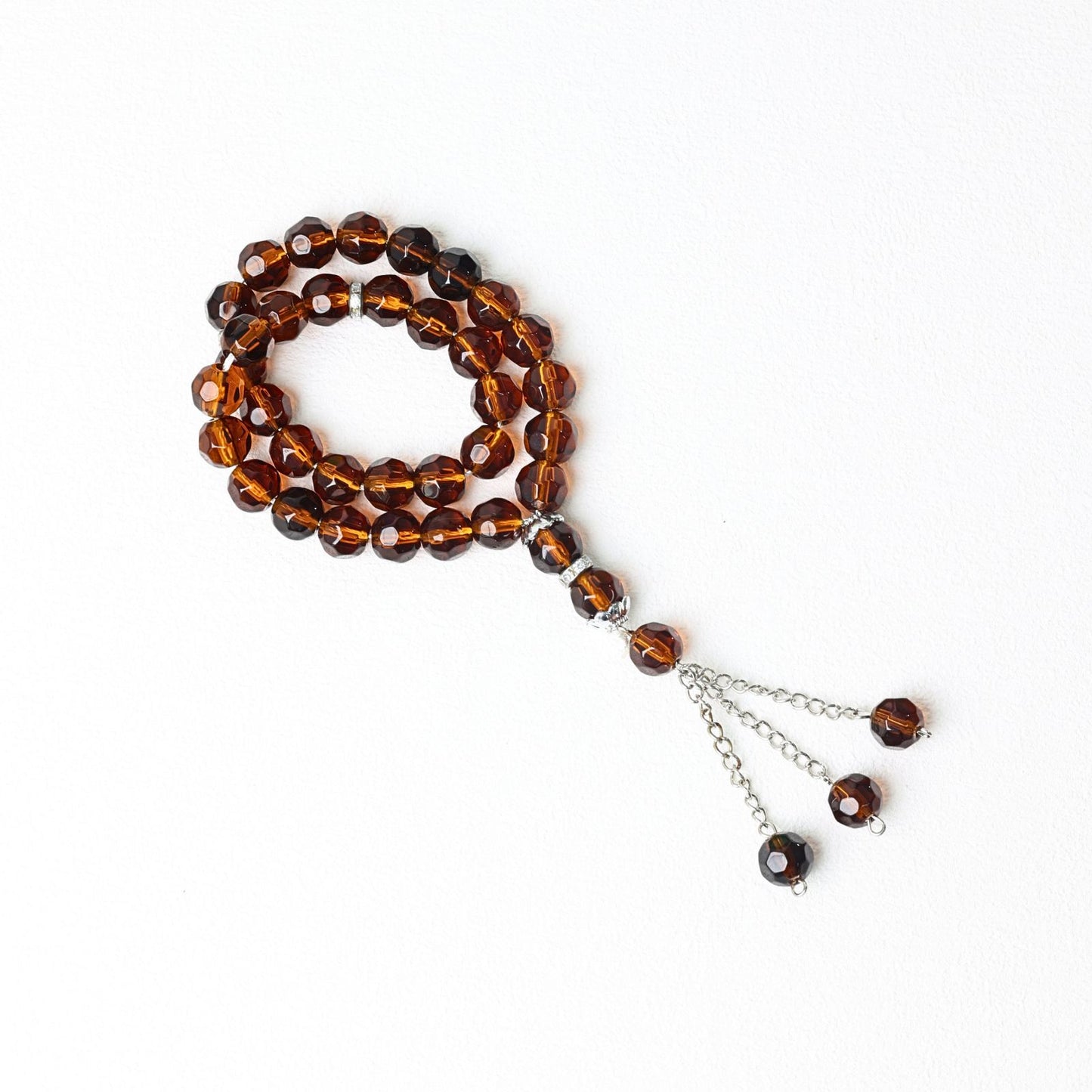 Hexagonal Glass Beads–Tasbih Islamic Prayer Beads