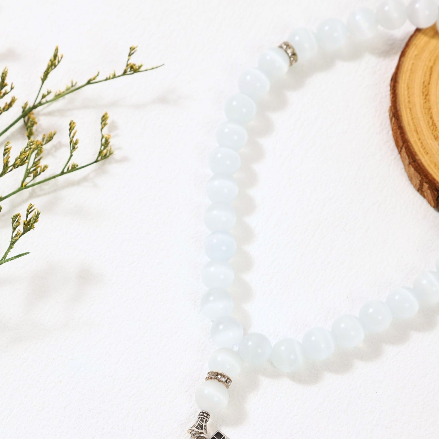 Imitate Opal With Kaaba–Tasbih Muslim Prayer Beads