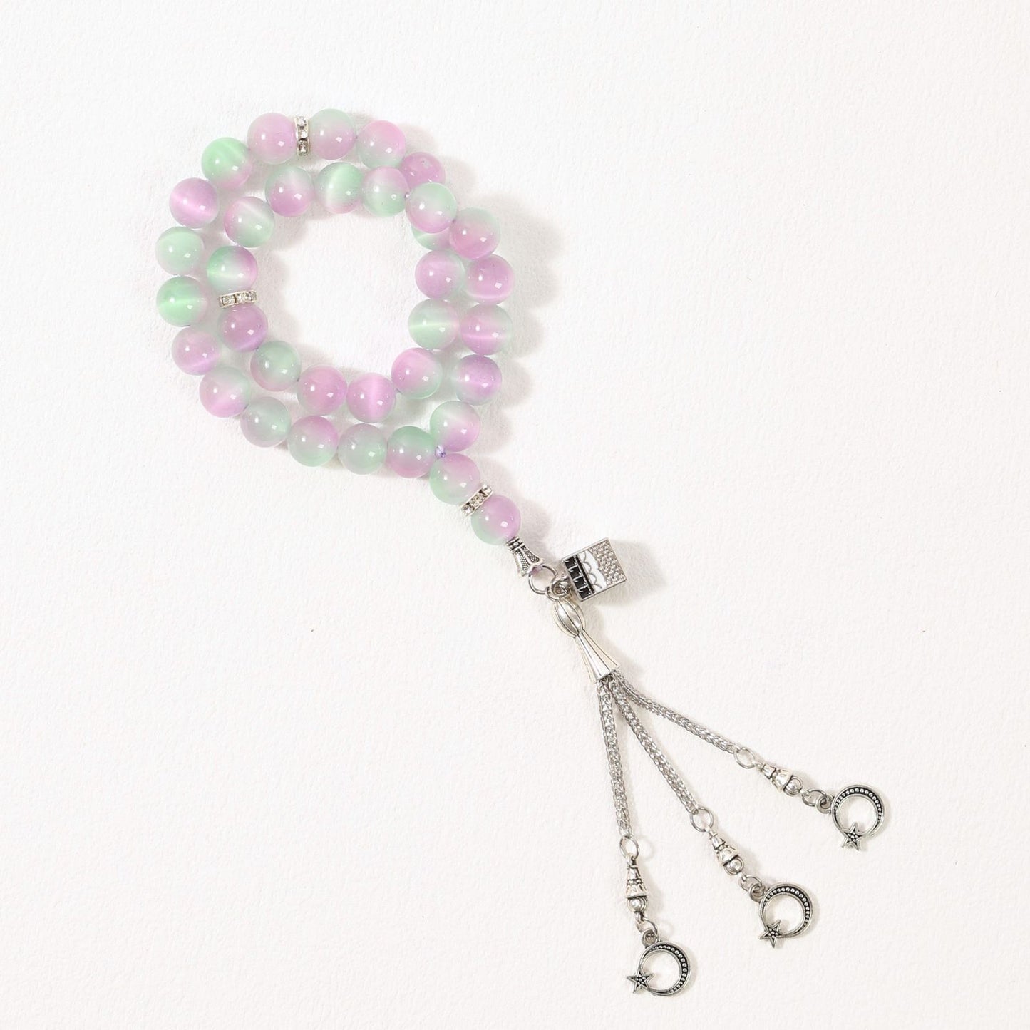 Imitate Opal With Kaaba–Tasbih Muslim Prayer Beads