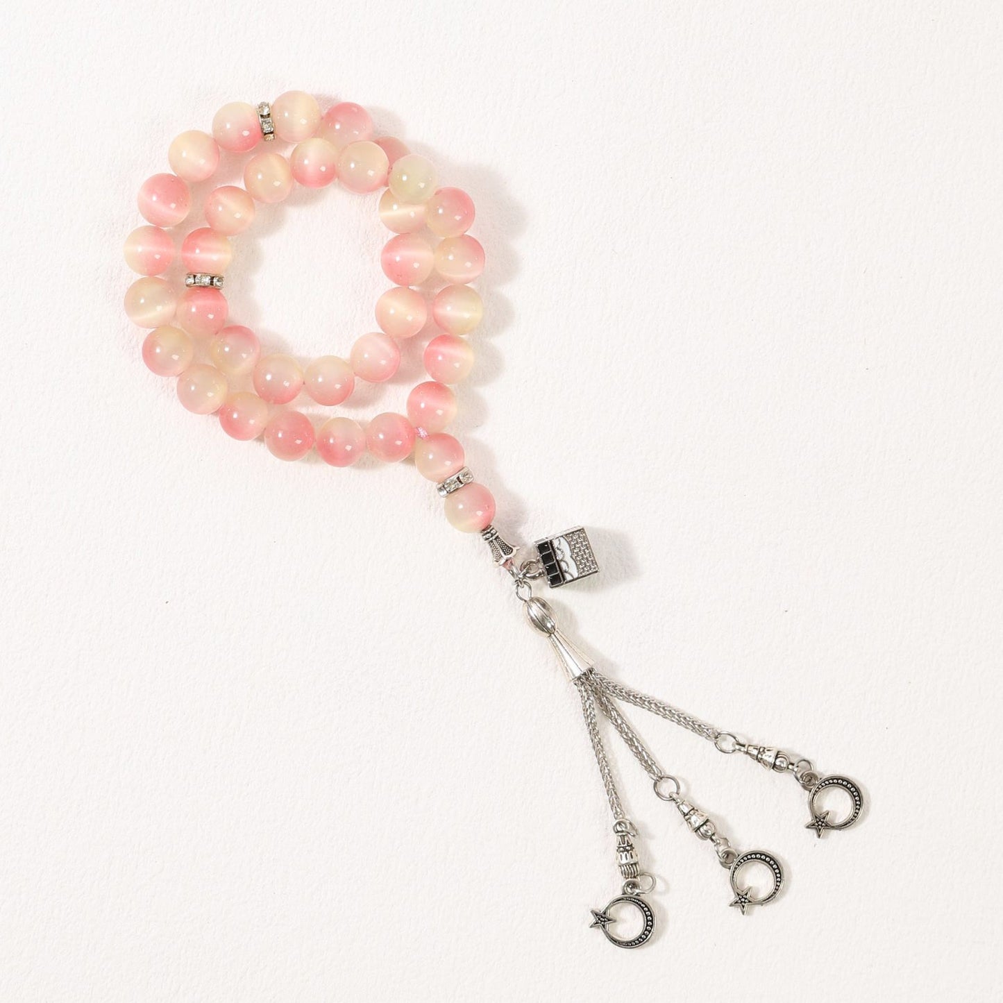Imitate Opal With Kaaba–Tasbih Muslim Prayer Beads