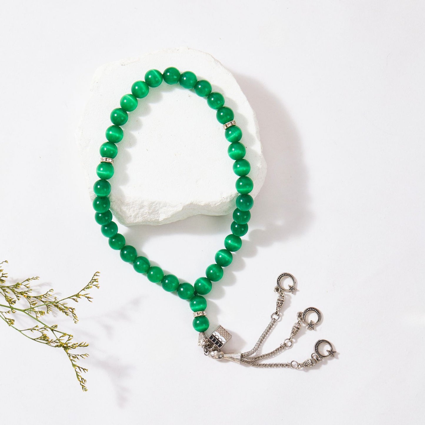 Imitate Opal With Kaaba–Tasbih Muslim Prayer Beads