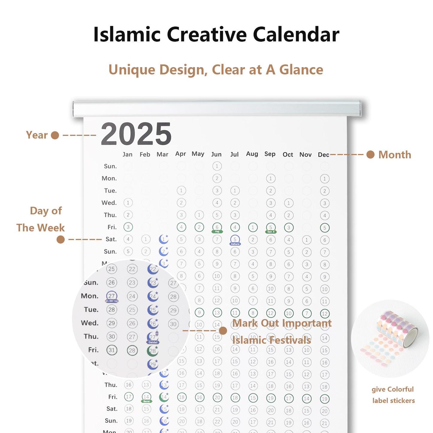 Islamic Creative Calendar