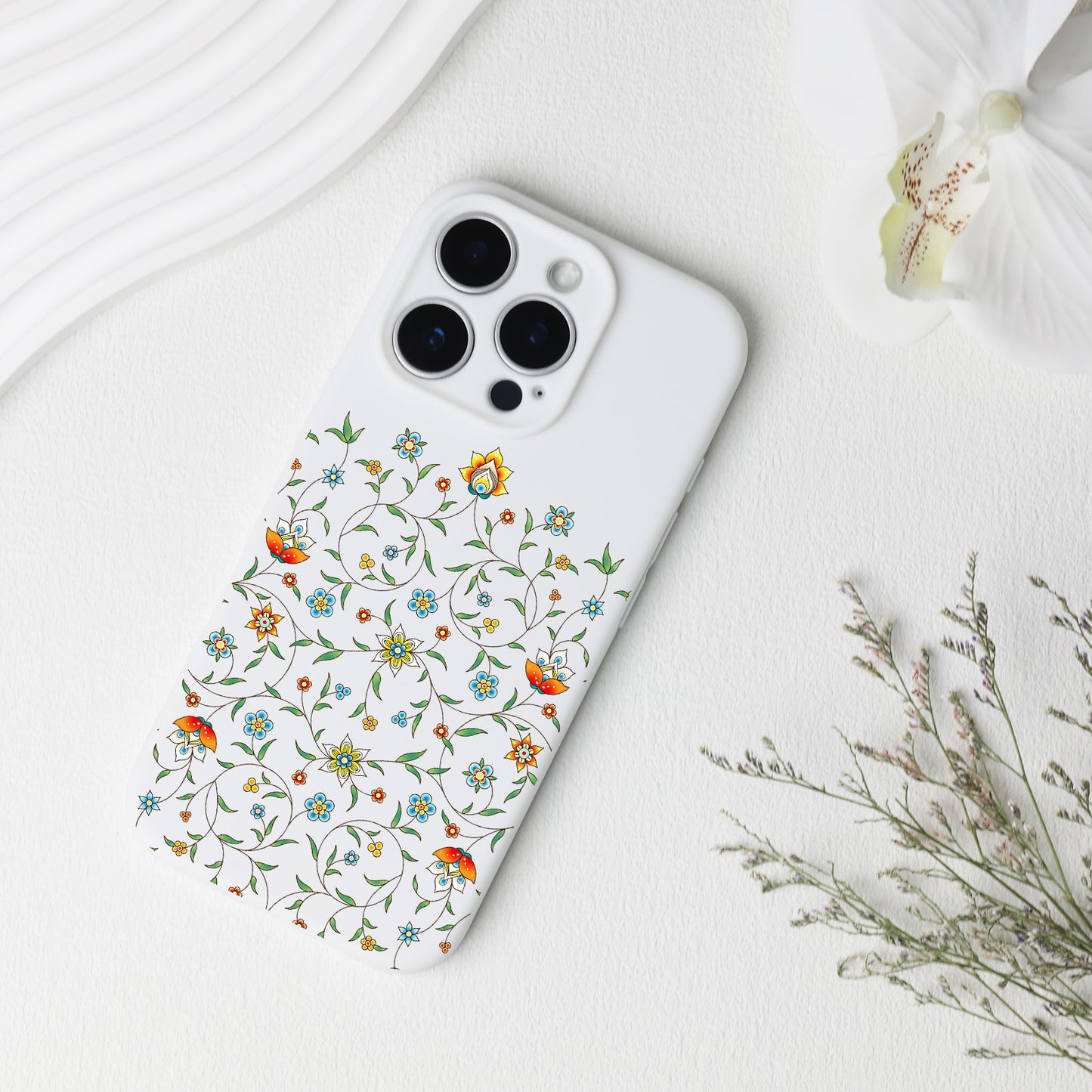 Islamic Style Flower Phone Case
