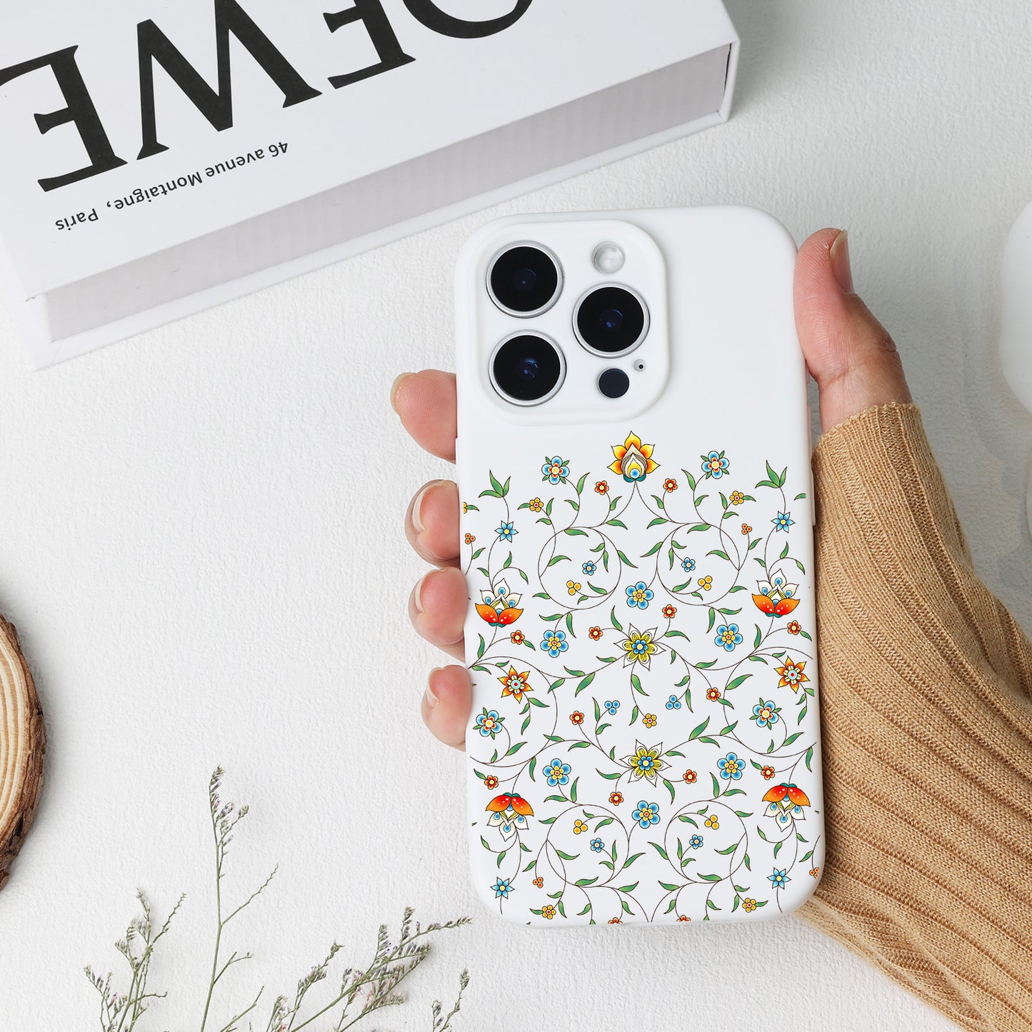 Islamic Style Flower Phone Case