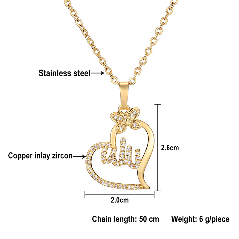 Big Heart-Shaped Necklace