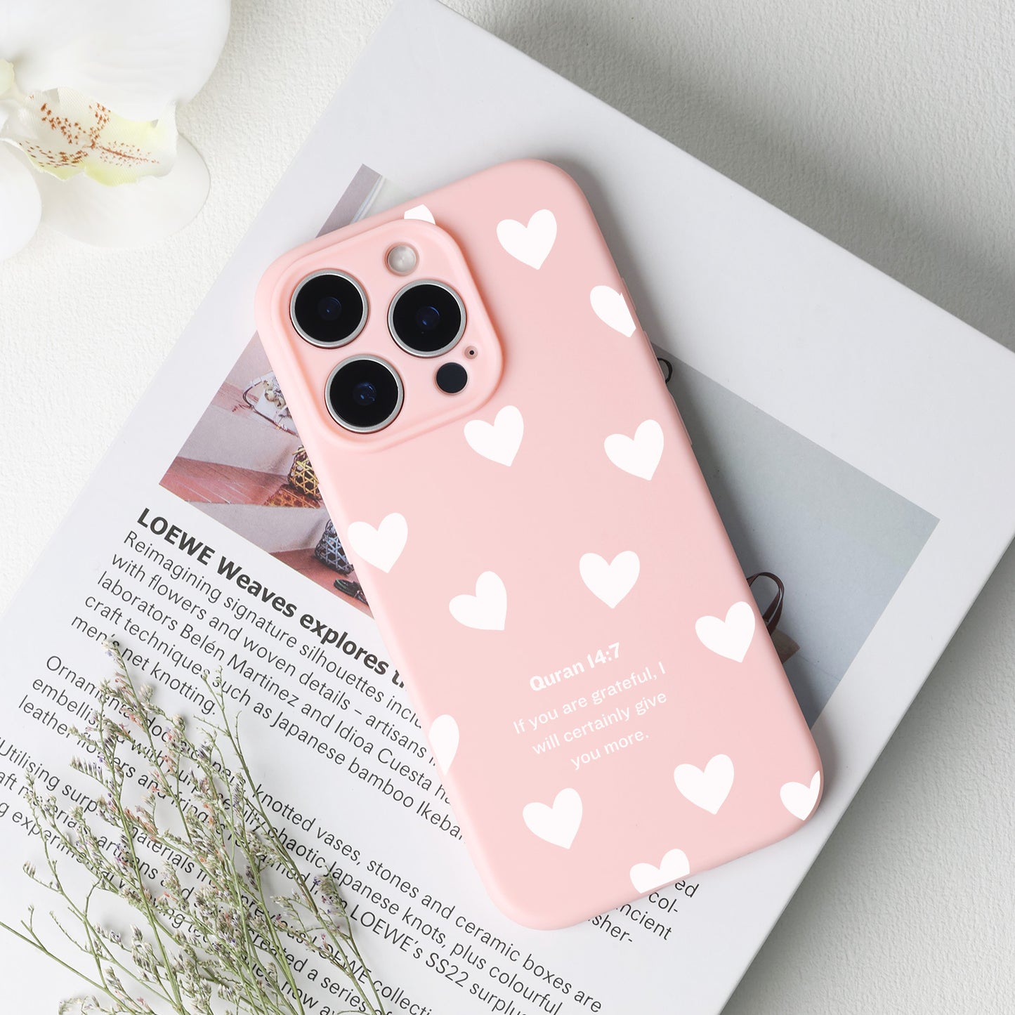 Love Heart with Quran Quote Phone Case