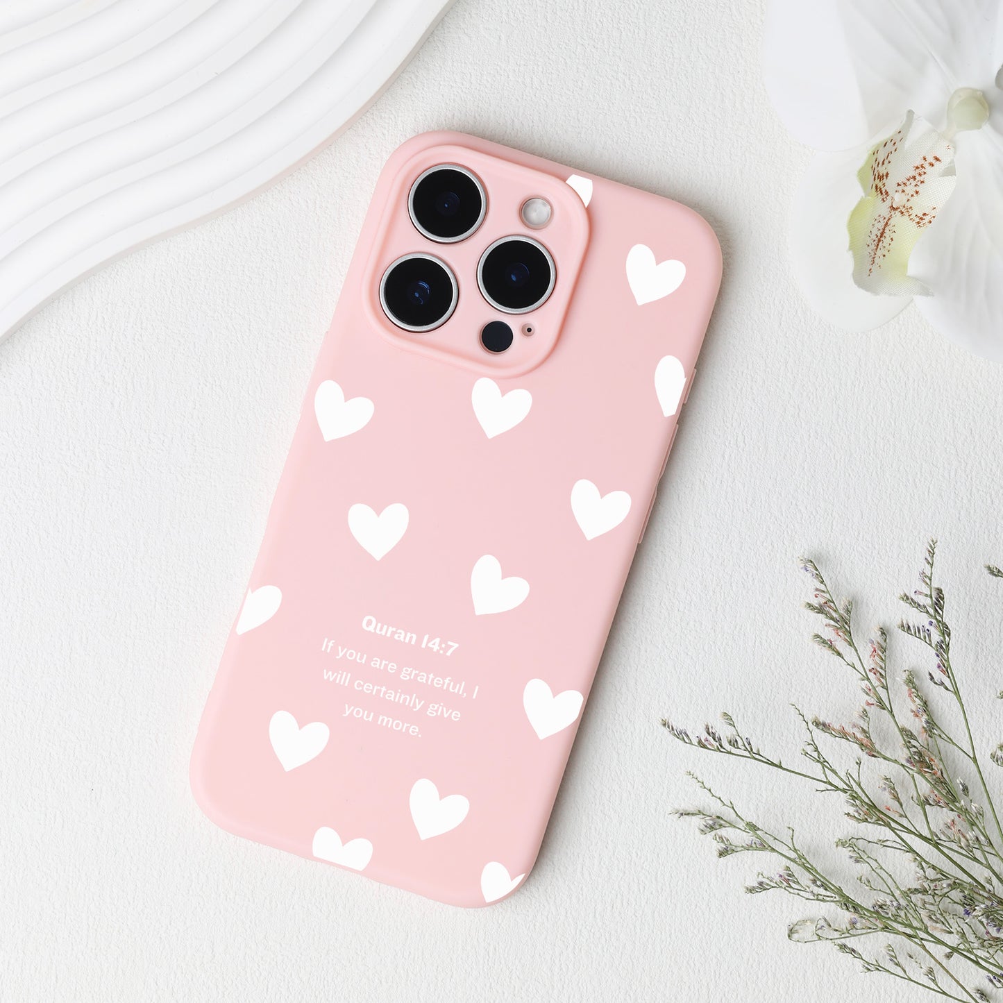 Love Heart with Quran Quote Phone Case
