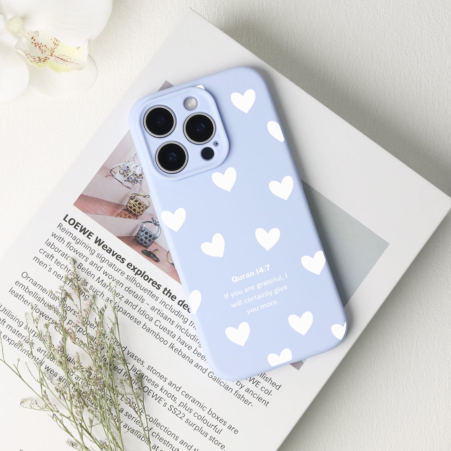 Love Heart with Quran Quote Phone Case