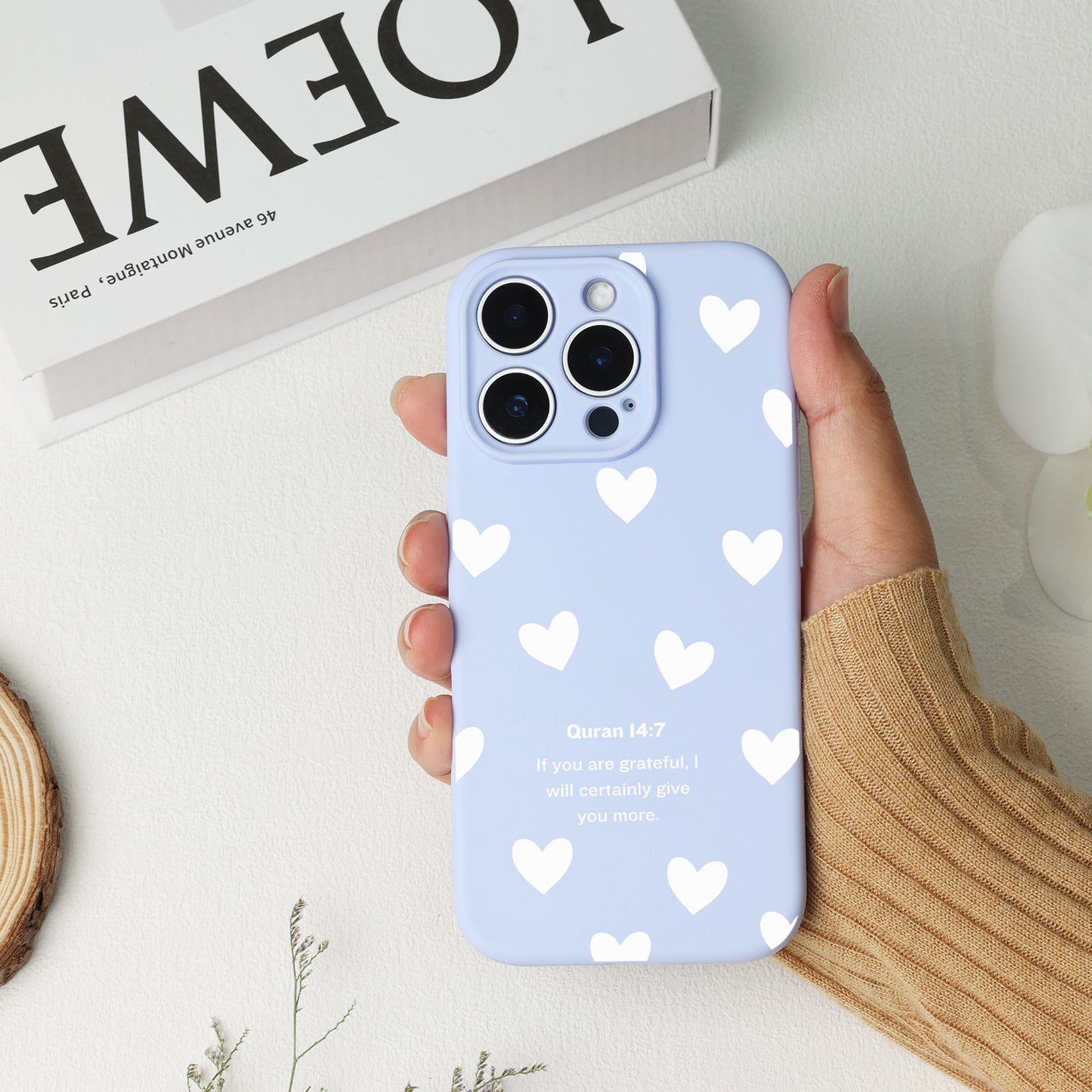 Love Heart with Quran Quote Phone Case