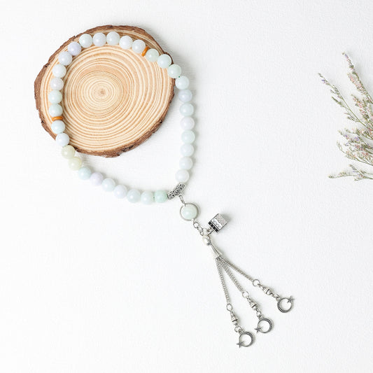 Luxurious Jadeites Jade–Tasbih Islamic Prayer Beads